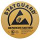 Desco 10500 Statguard® Floor Label, 8 In. Diameter, 10/Pack