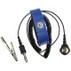 Desco 4650 - Wrist Strap with 4mm Snap and 5' Coil Cord, Blue