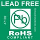 Desco 47102 - Lead-Free RoHS Compliant Label, 75mm Core, 500/Roll