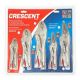 Crescent 5 Piece Locking Pliers Set