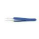 Ideal Tek ESD Precision Rubber Grip Tweezer Very Fine, Curved 120mm 7.SA.DR