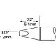 Metcal Cartridge Ultrafine Chisel 1.2mm (0.04In)
